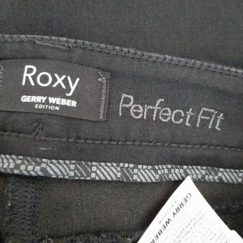 GERRY WEBER Roxy Perfect Fit Black Stretch Crop Jeans Sz 26 - Picture 9 of 10